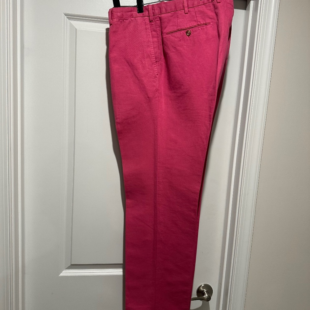 Incotex Cotton/linen Men's Flat front Pants size 38